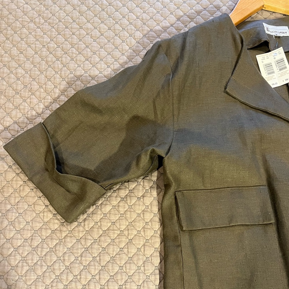 Le Elliot Lauren Linen Open Front Jacket - Picture 3 of 7